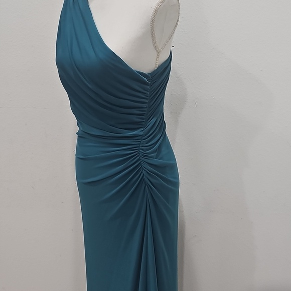 LRL Ralph Lauren Evenings Maxi Gown Size 12 Grèen Glam Gala Event Occasion Noir - Picture 13 of 13